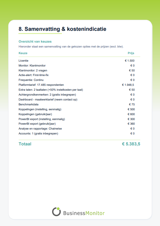 Voorbeeld Projectplan Pagina 2